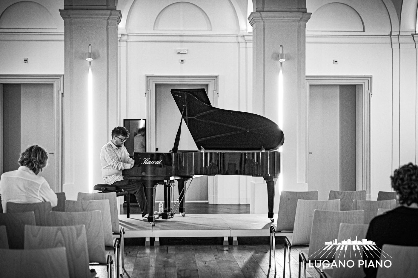 Gianmarco Bianchi performing for LuganoPiano